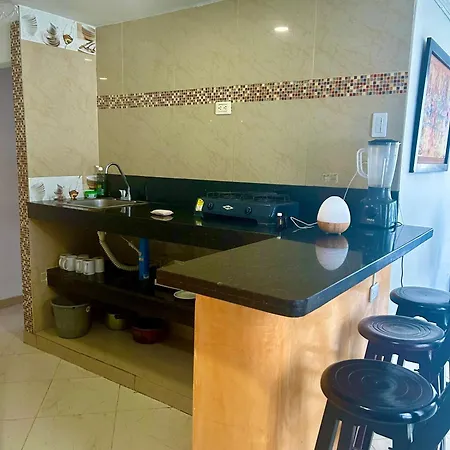 Apartamento 1c-al2j De 1 Alcoba Cerca Al Mar Con Aire Acondicionado Piscina Y Wifi Cartagena
