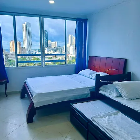 1c-al2j De 1 Alcoba Cerca Al Mar Con Aire Acondicionado Piscina Y Wifi * Cartagena