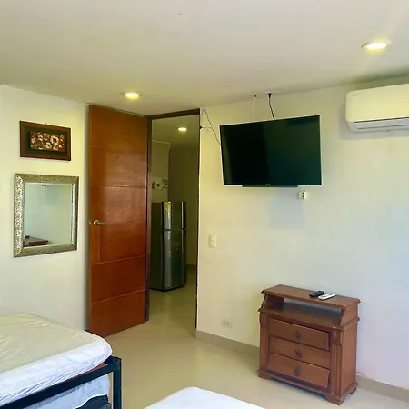 Apartamento 1c-al2j De 1 Alcoba Cerca Al Mar Con Aire Acondicionado Piscina Y Wifi Cartagena