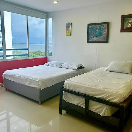 1c-al2j De 1 Alcoba Cerca Al Mar Con Aire Acondicionado Piscina Y Wifi * Cartagena